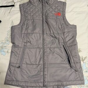 Gray Quilted Vest